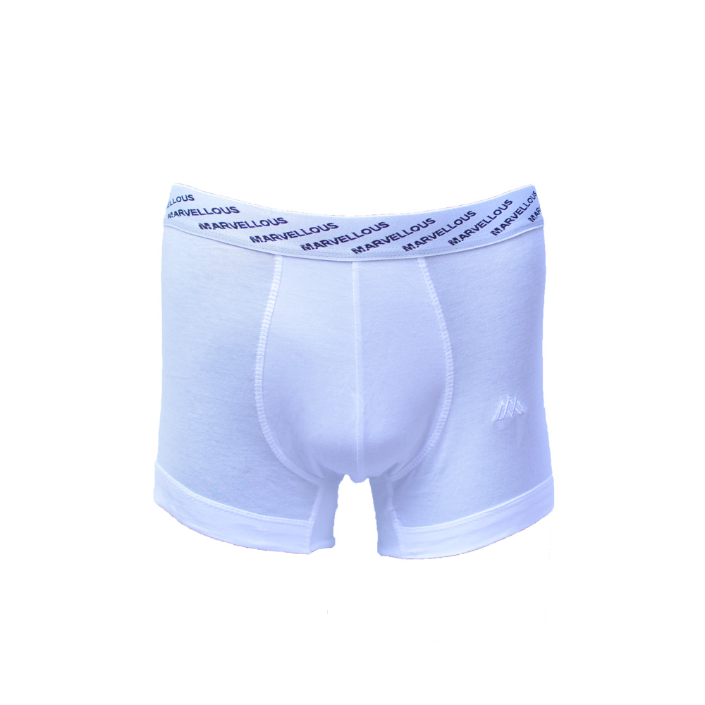 3 stuks - Marvellous boxershort - 100% katoen - Wit