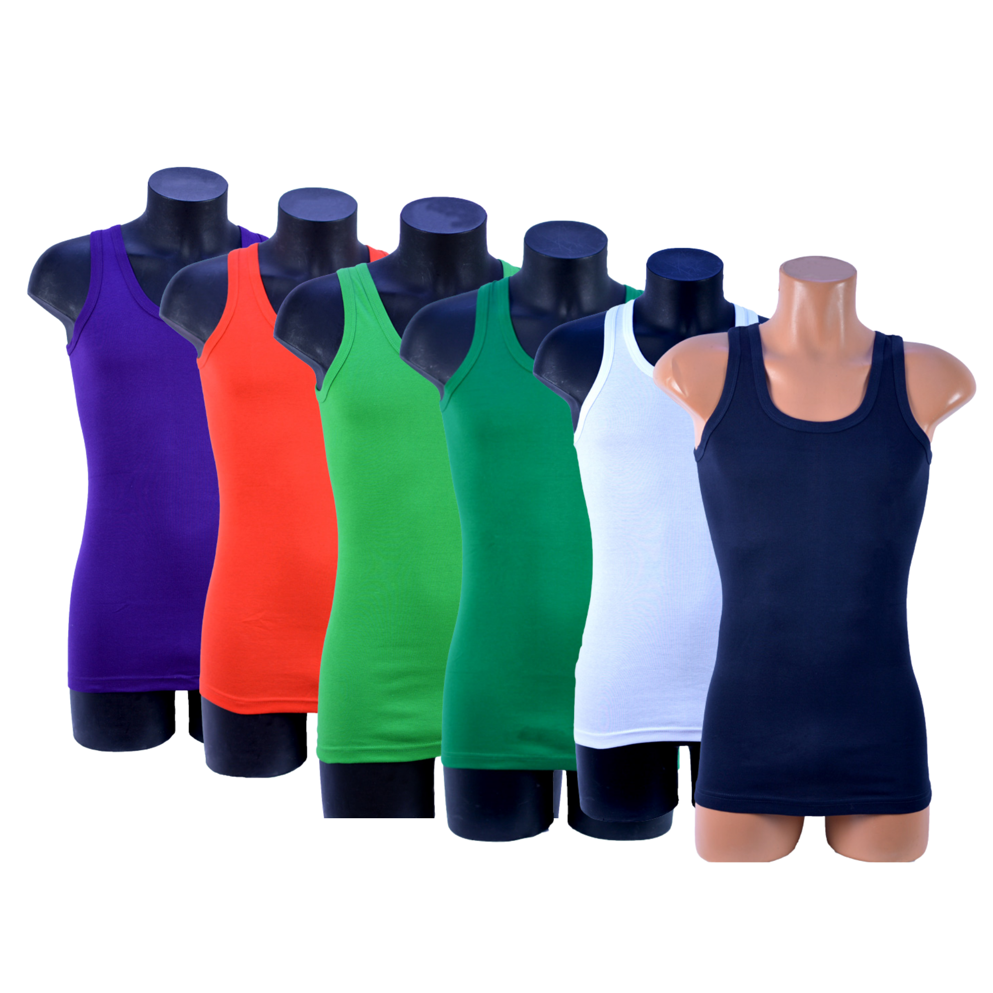 6 stuks Bonanza hemd - 100% katoen - Regular - 6 kleuren