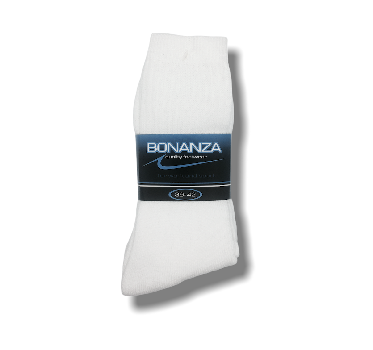 8 paar Bonanza sportsokken - First class - Wit