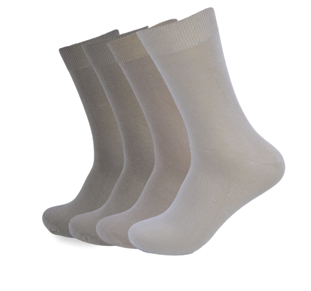 8 paar Herensokken - Class - Naadloos -Beige pack