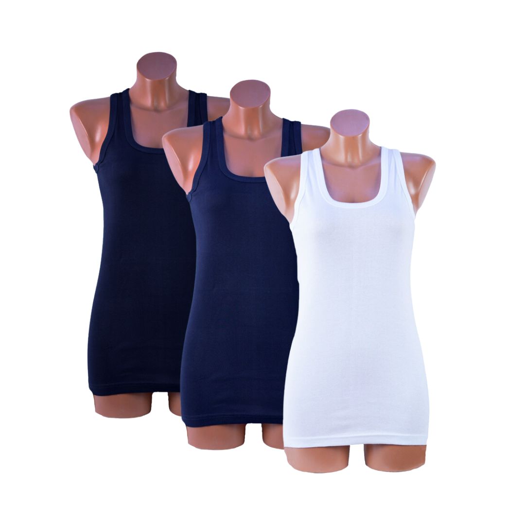 3 Stuks Dames tanktop - Regular - Madrid - gratis ðŸšš