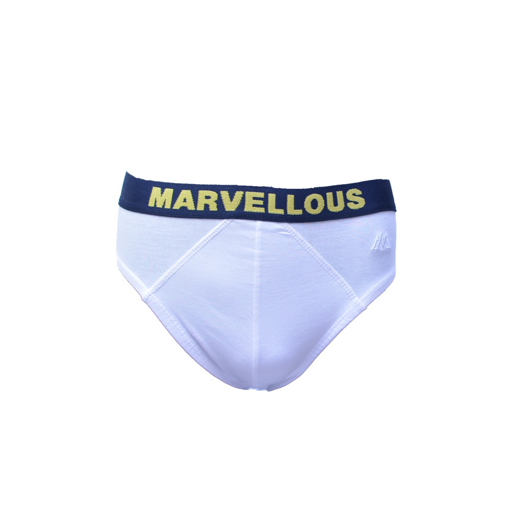 3 stuks Marvelous heren slips - Katoen - wit - gratis ðŸšš