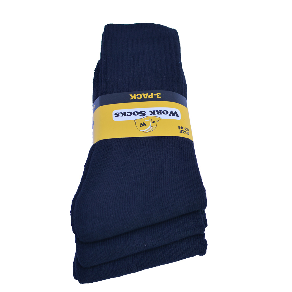 6 paar Bonanza werksokken -Basic - Donkerblauw