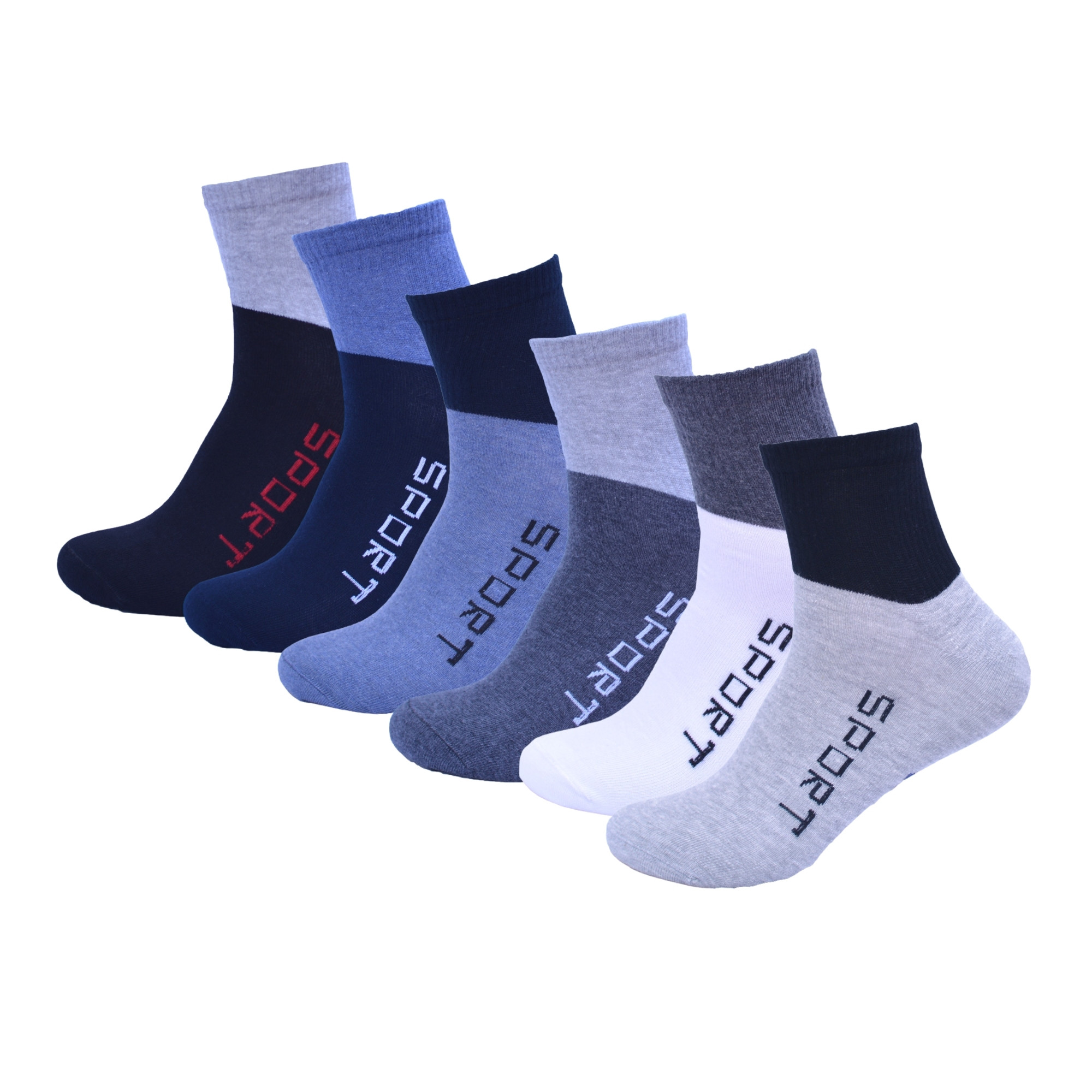 8 paar Donex quarter sneakersokken - Katoen-  2 kleuren