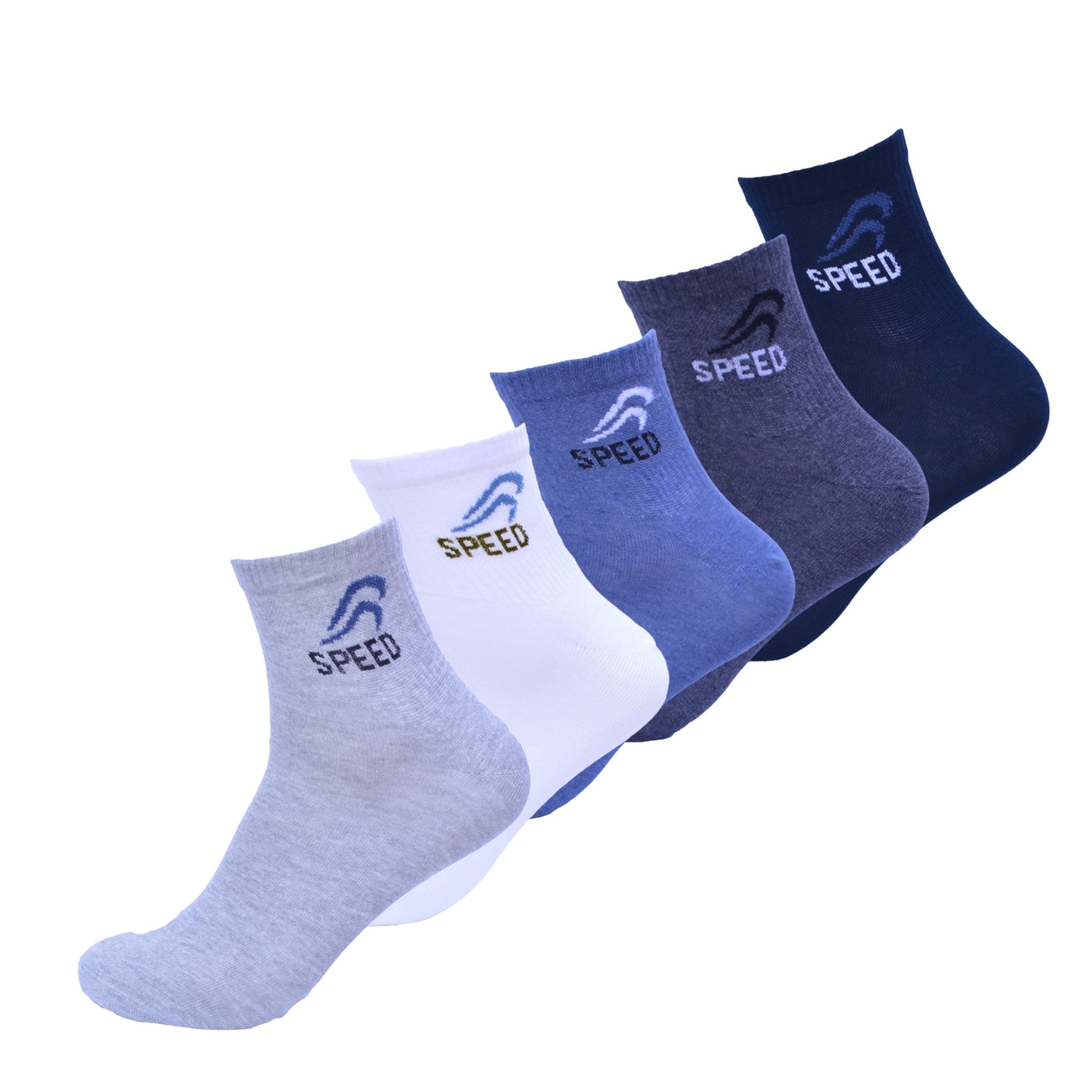 8 paar Donex quarter sneakersokken - katoen - Speed