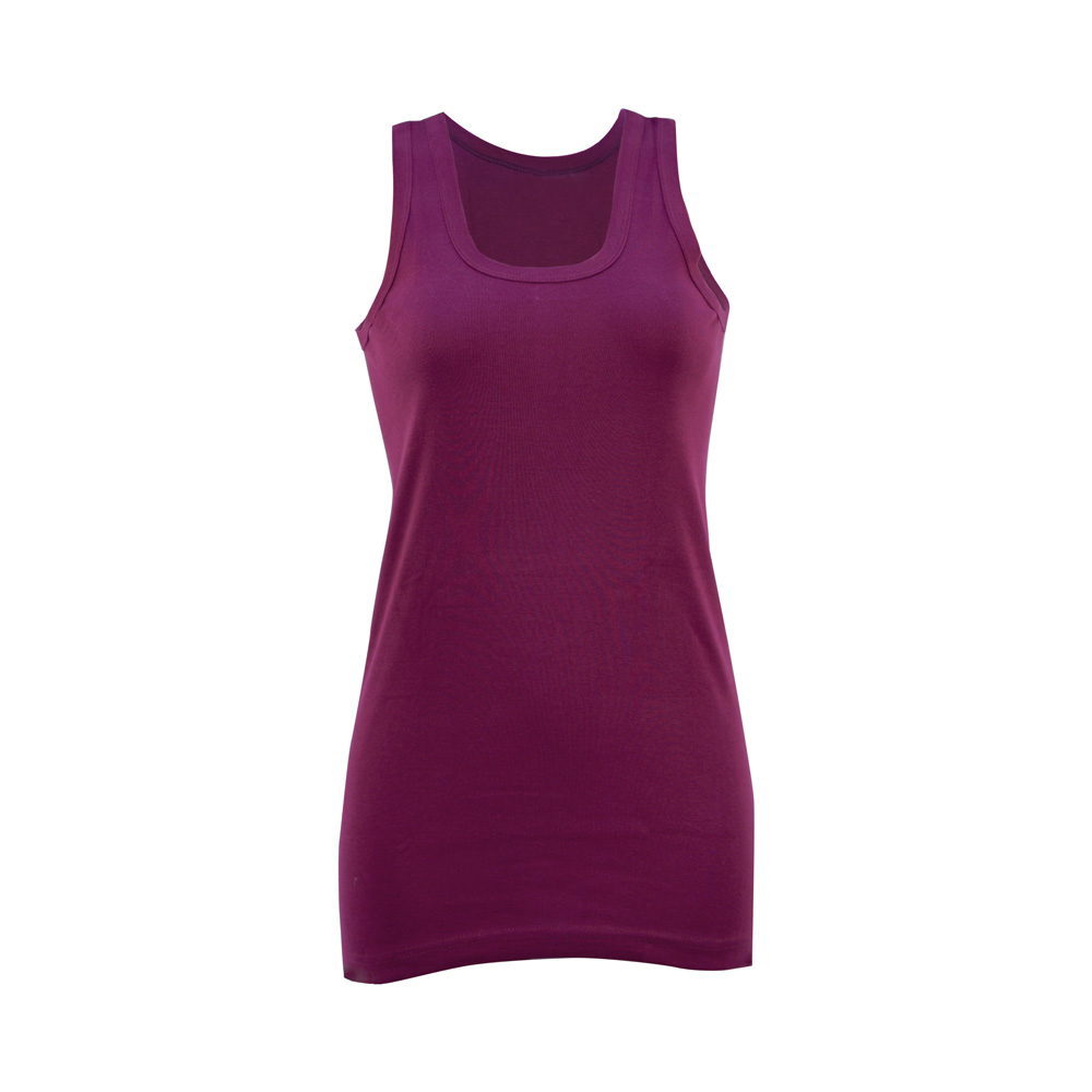 3 Stuks Dames tanktop - Regular - bordeau - gratis ðŸšš