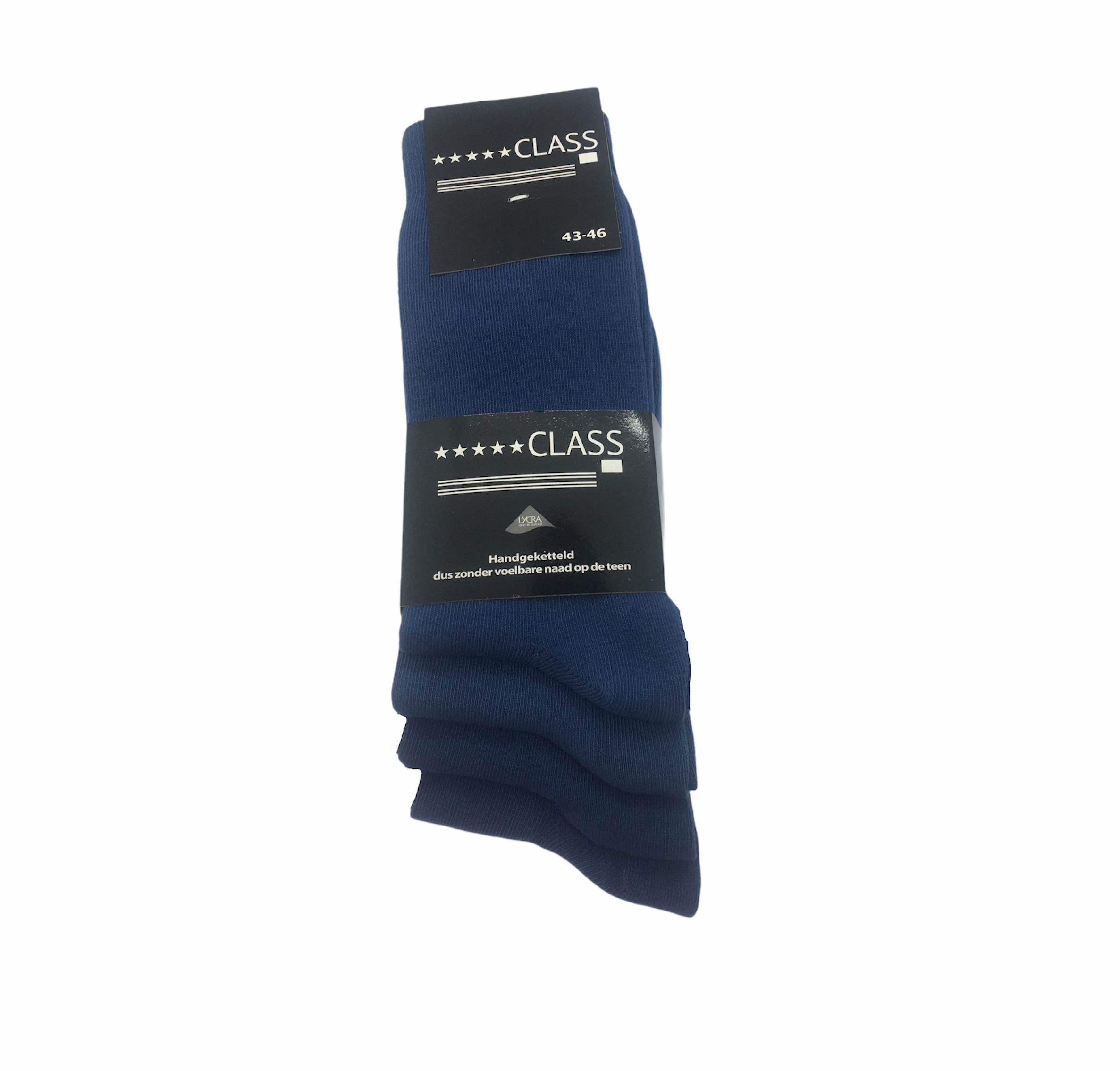8 paar Herensokken - Class - Naadloos -  Donkerblauw