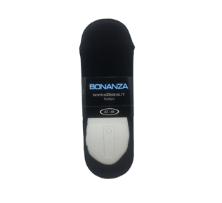 8 paar Bonanza footies - Katoen - zwart