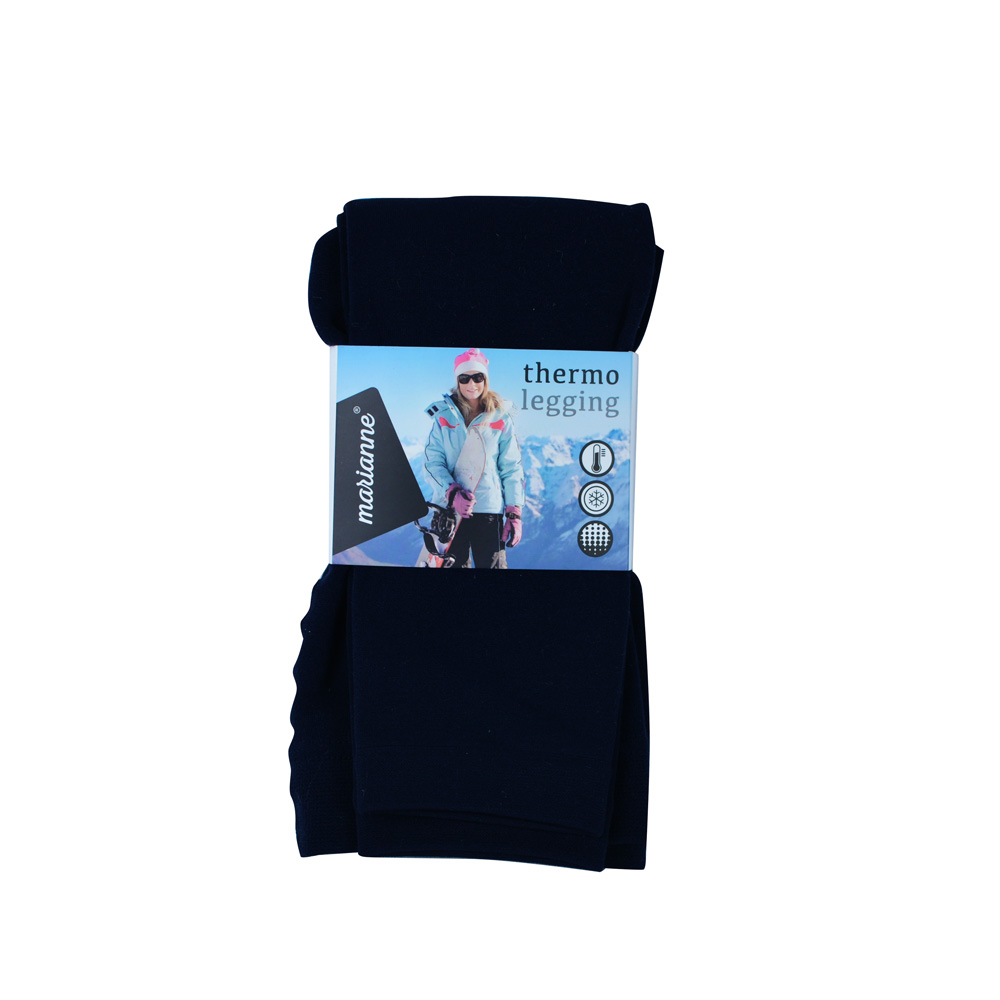 2 stuks - Thermo legging - donkerblauw
