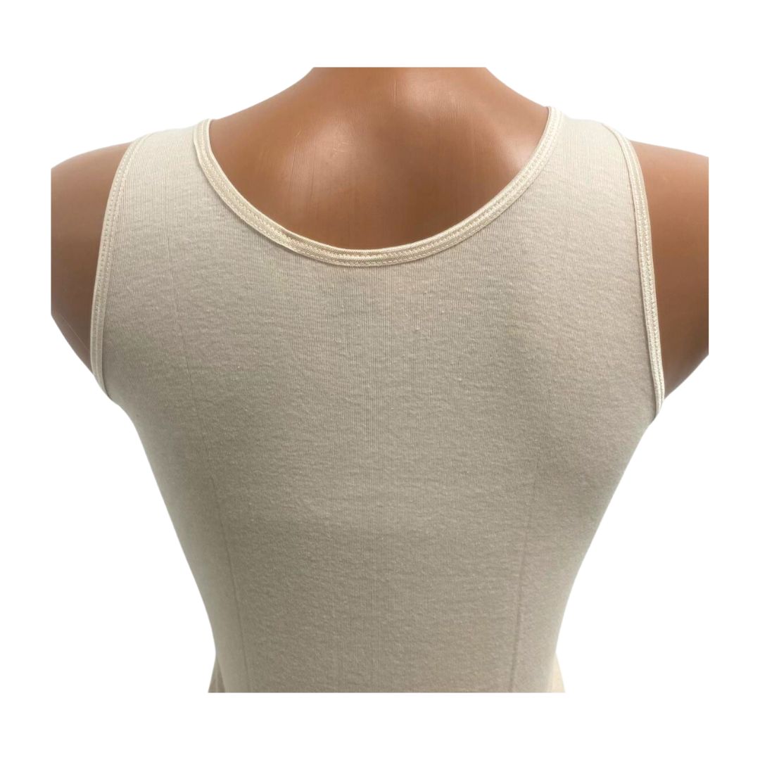 2 Pack Top kwaliteit dames hemd - 100% katoen - Beige