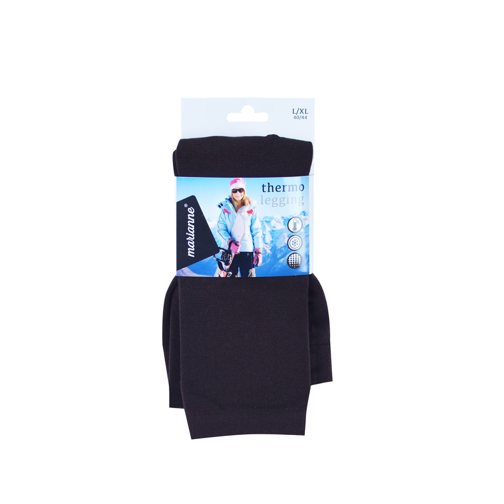 2 stuks - Thermo legging - Bruin