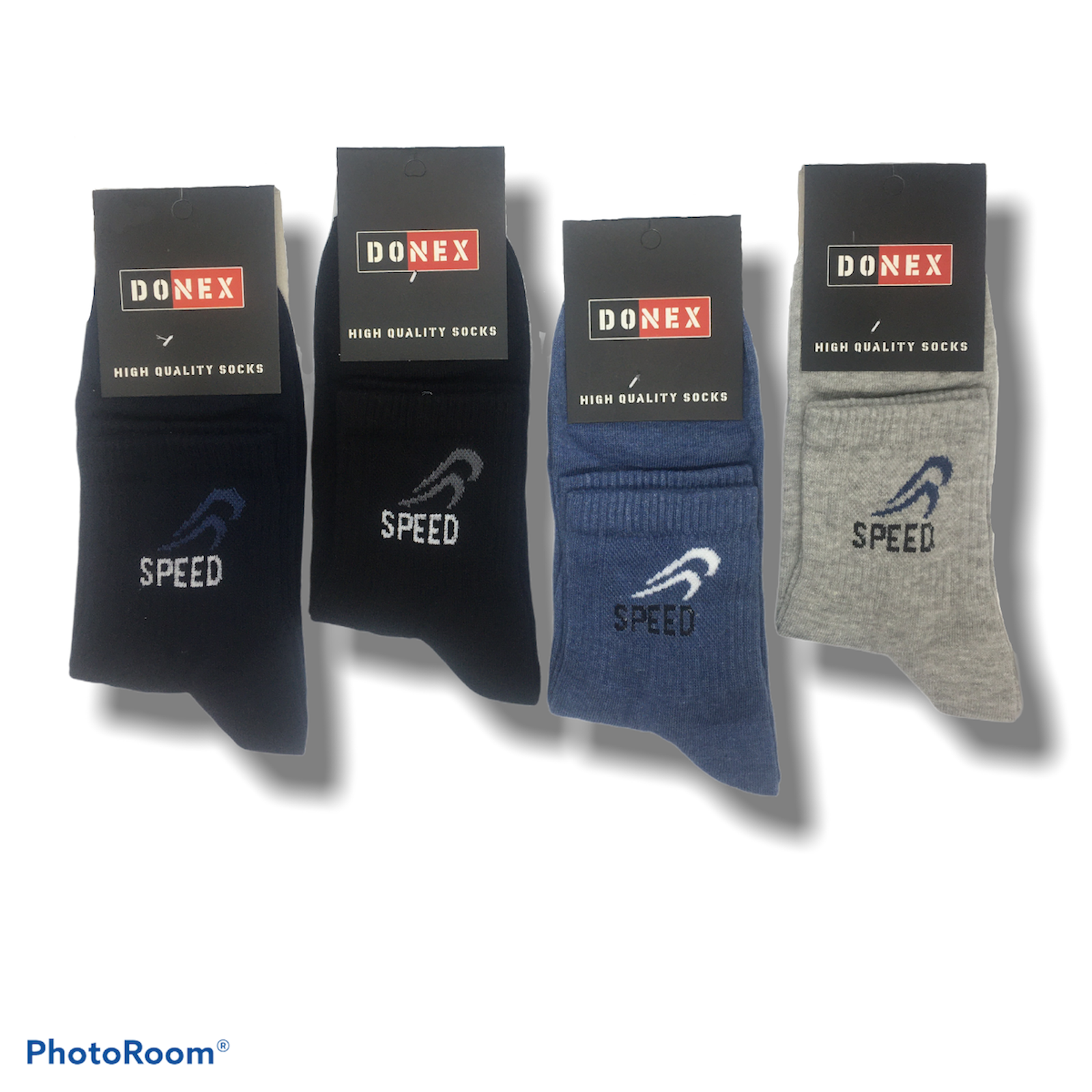 8 paar Donex quarter sneakersokken - katoen - Speed