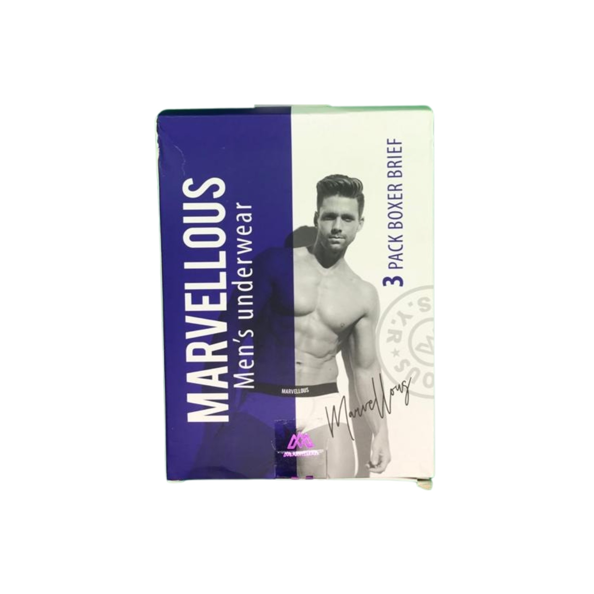 3 stuks - Marvellous boxershort - 100% katoen - Wit