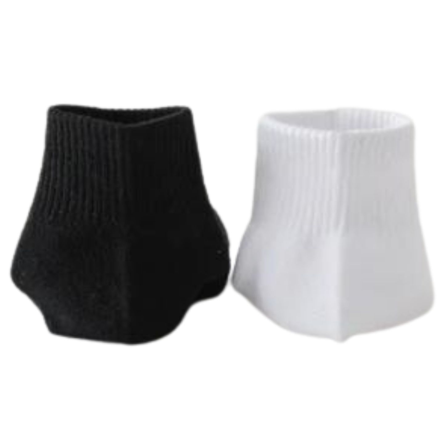 8 paar Donex quarter dames sneakersokken - wit