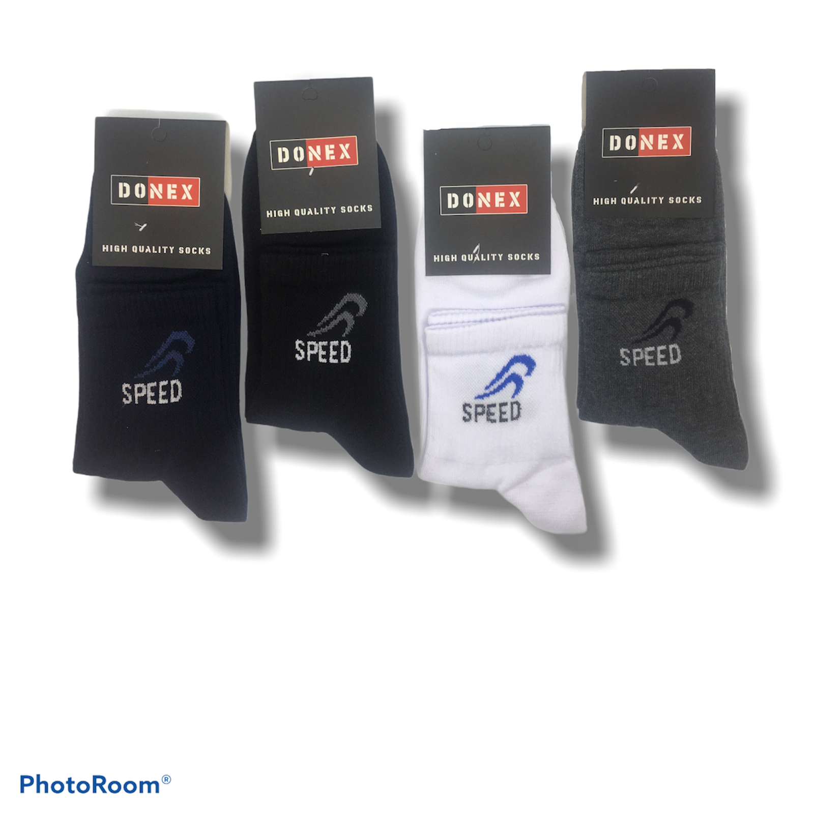 8 paar Donex quarter sneakersokken - katoen - Speed