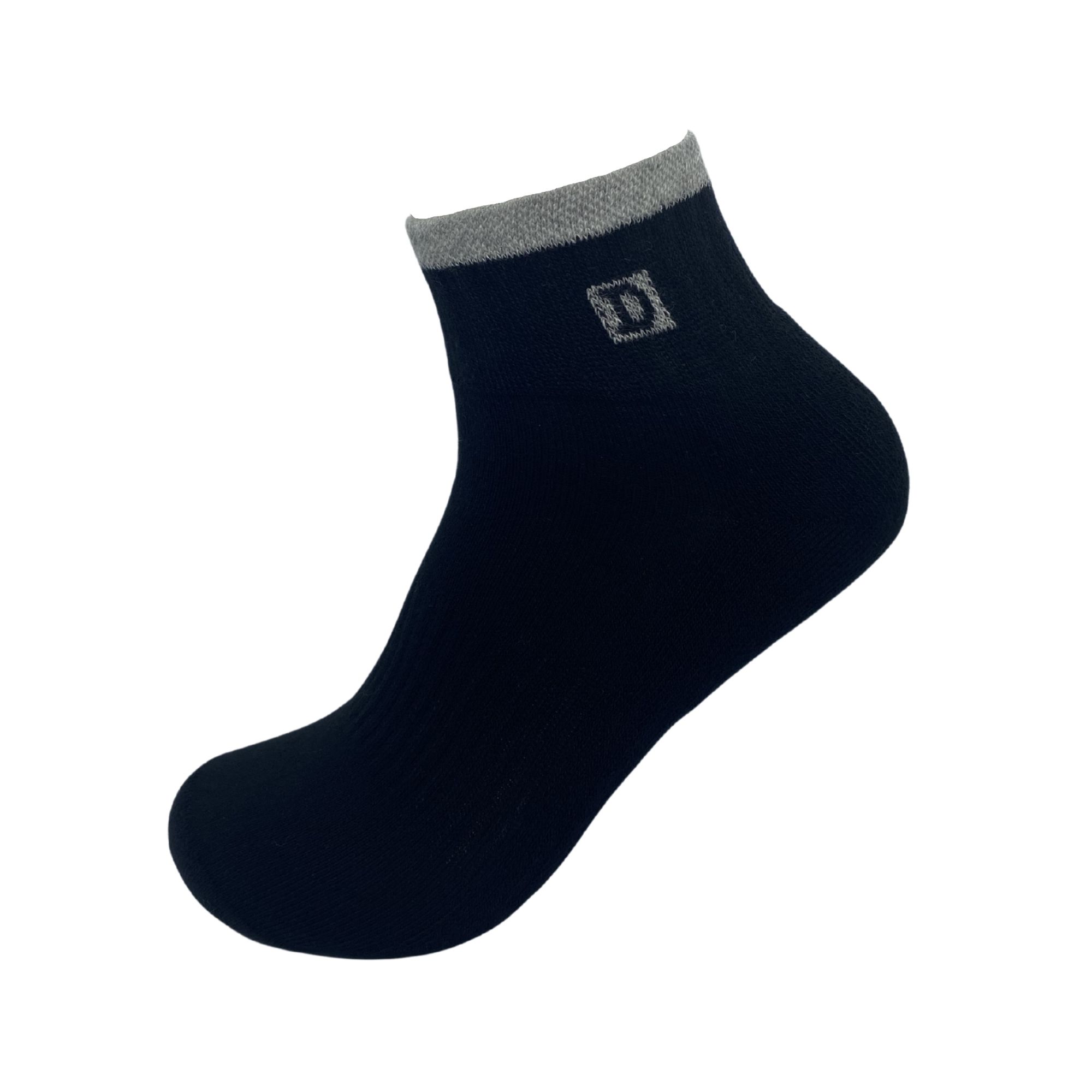 6 paar Badstof Quarter Sneakersokken - Donex - print D