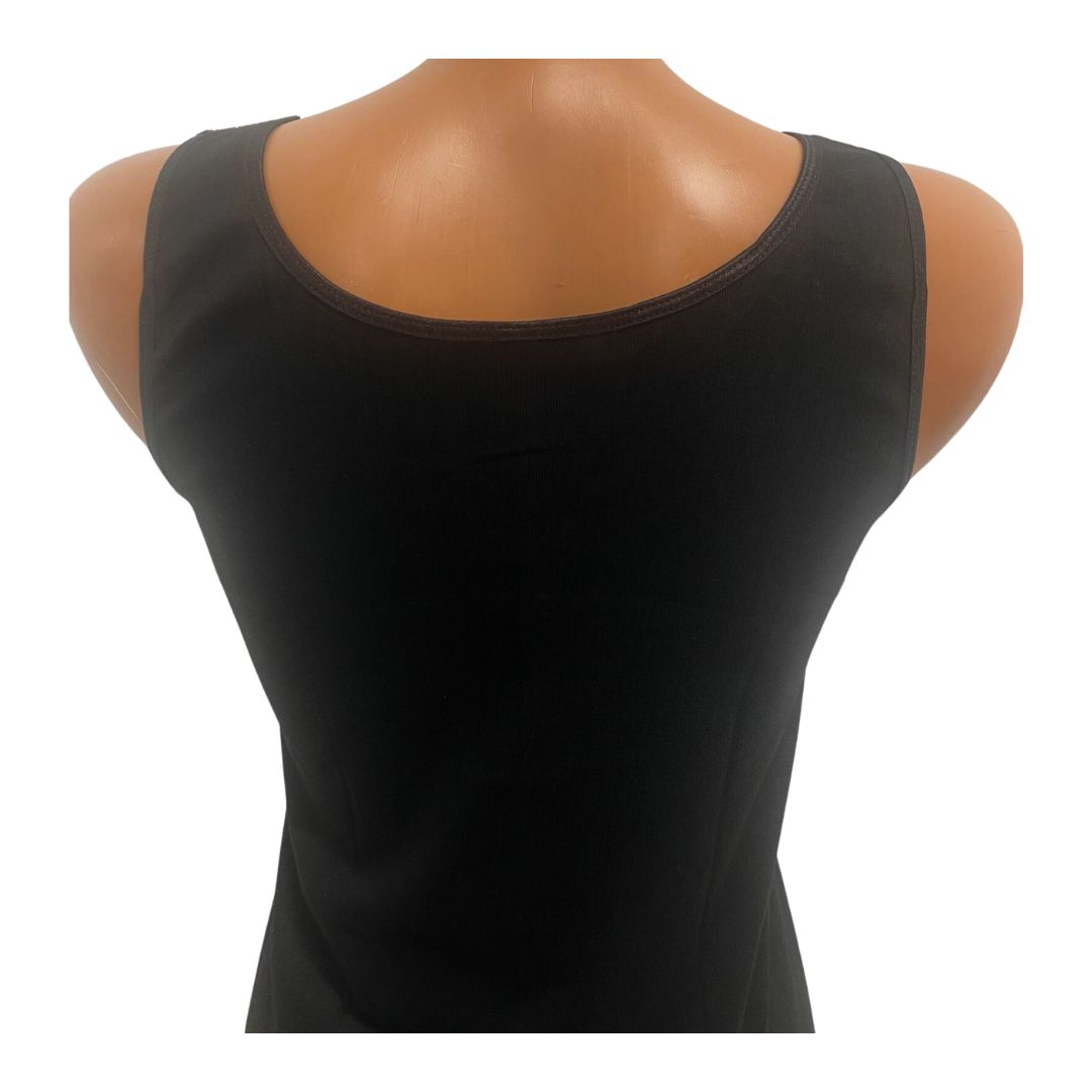 2 Pack dames hemd met Kant - 100% katoen - Zwart